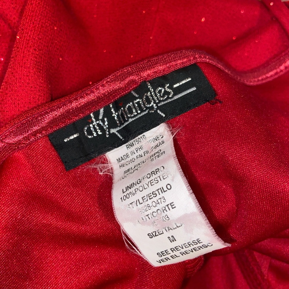 City Triangles Red Ruffle Mini Dress - Picture 7 of 7